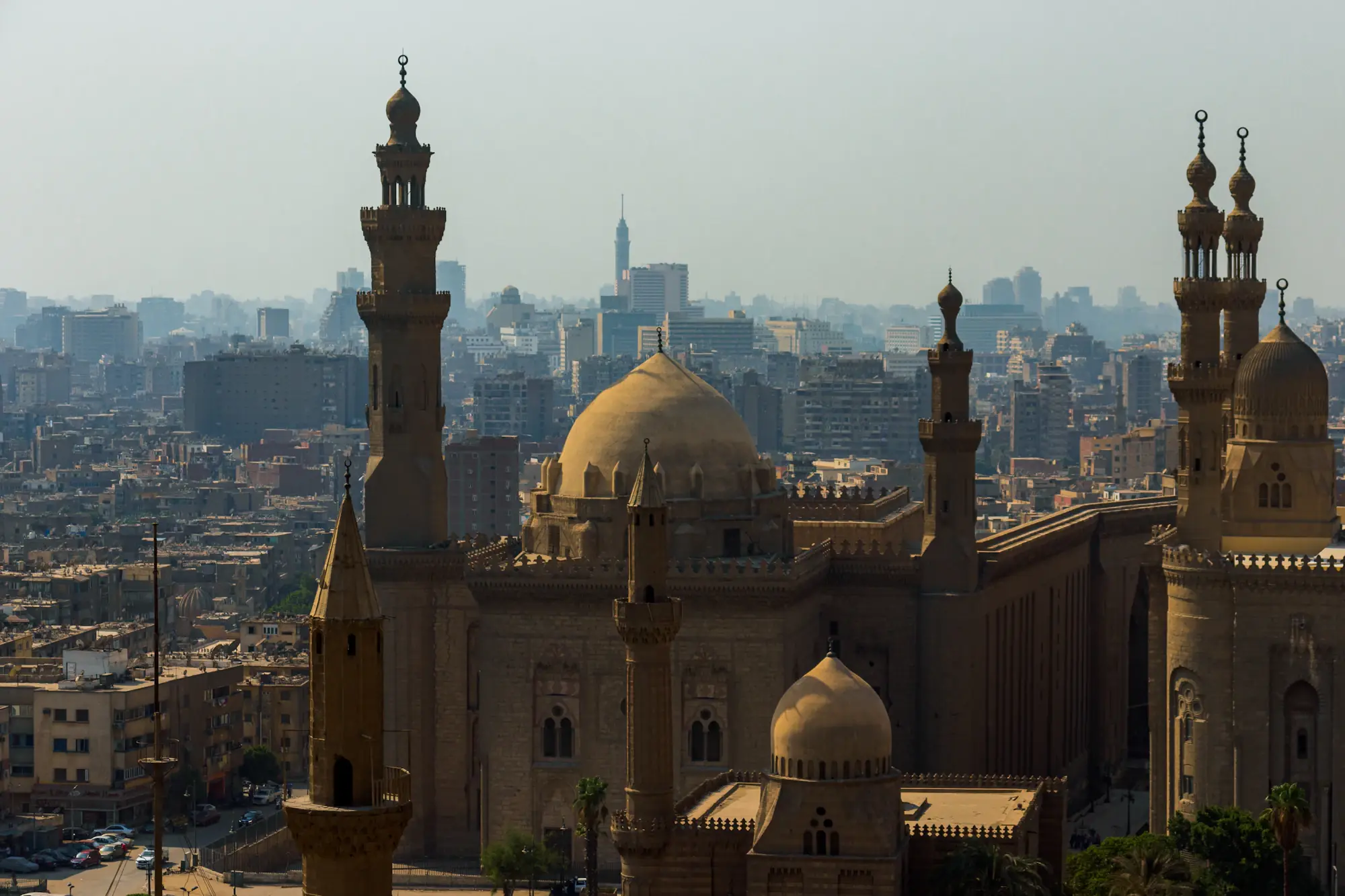 Historic mosques and minarets of Islamic Cairo